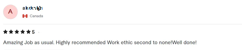 SERP Shout client's review